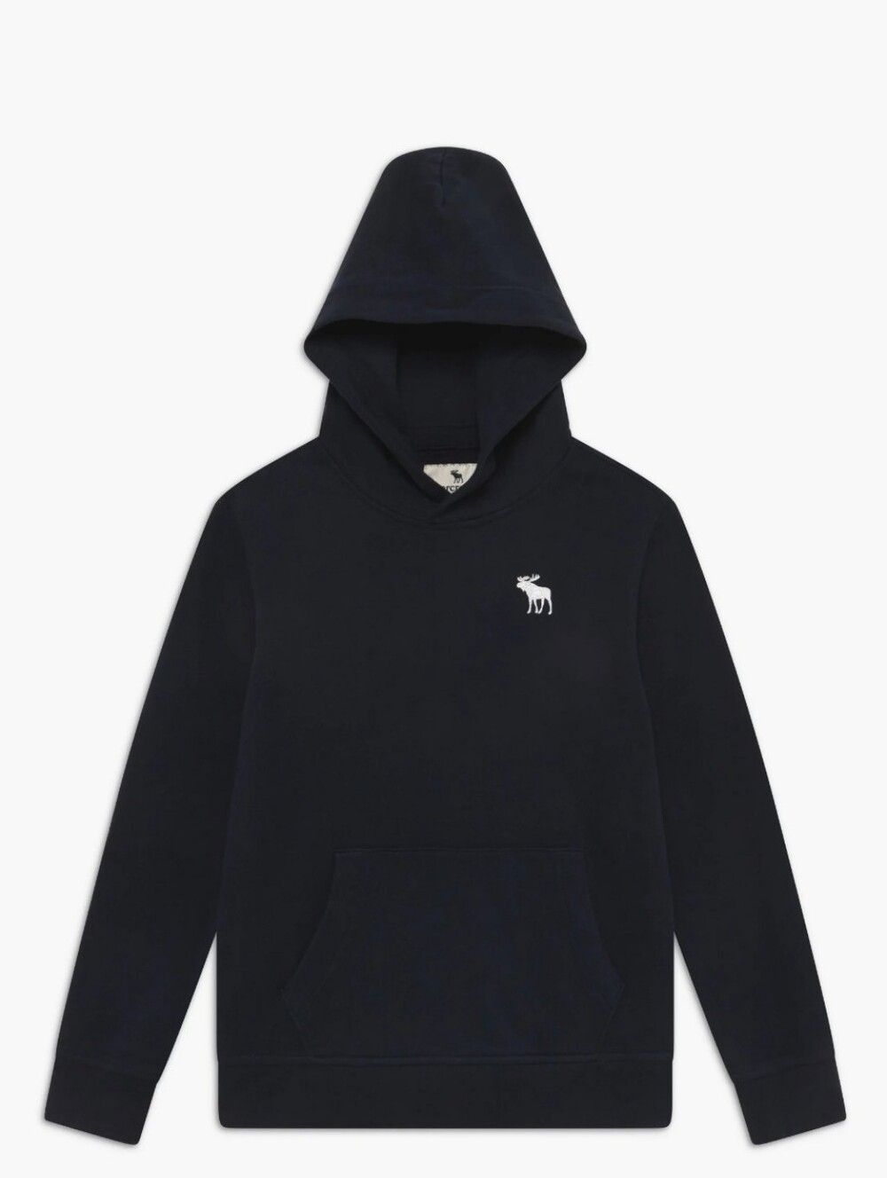Abercrombie Kids "Icon" Essential Hoodie Popover Fleece 13-14 Moose Embroidery